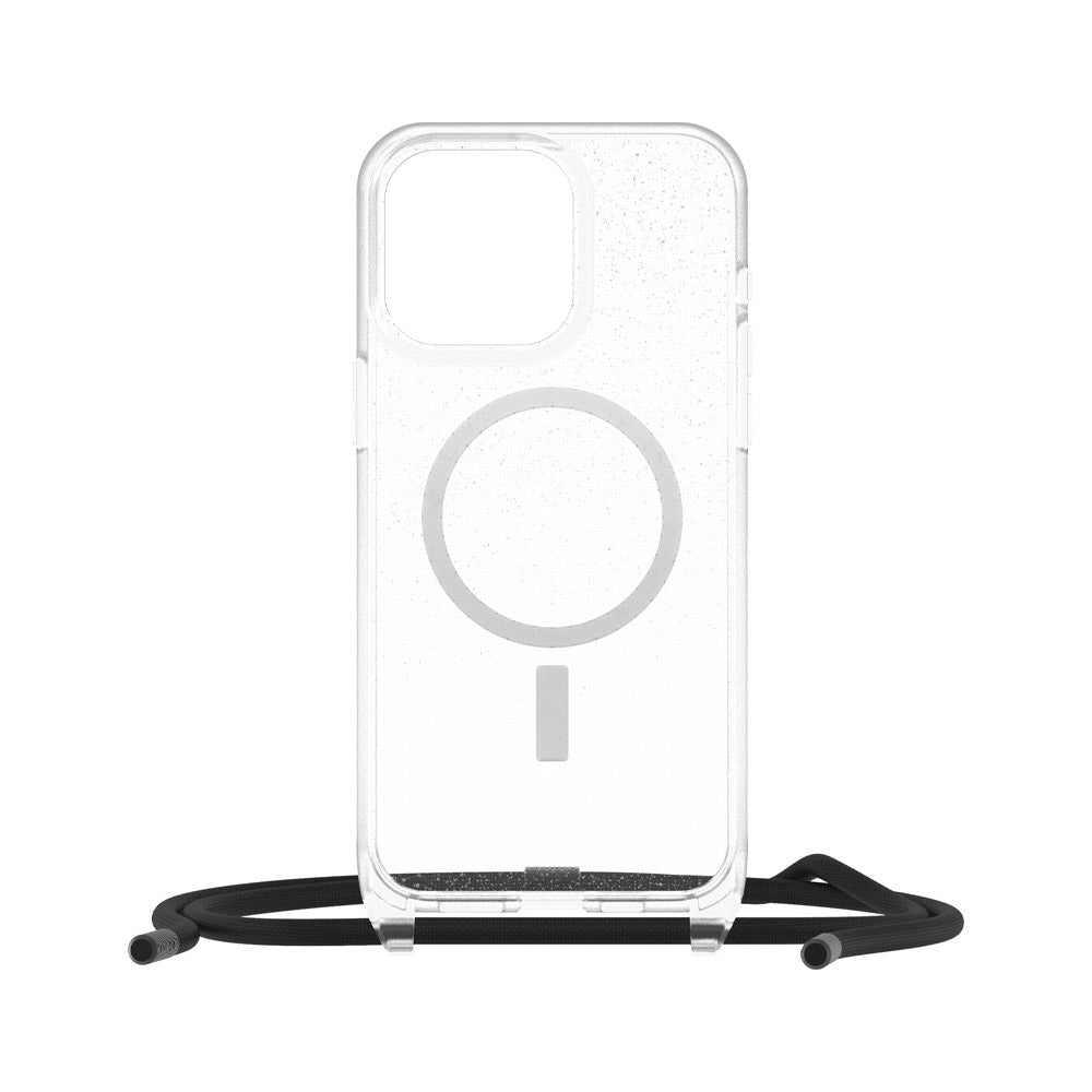 OtterBox - iPhone 15 Pro Max - React Necklace MagSafe Stardust - Clear