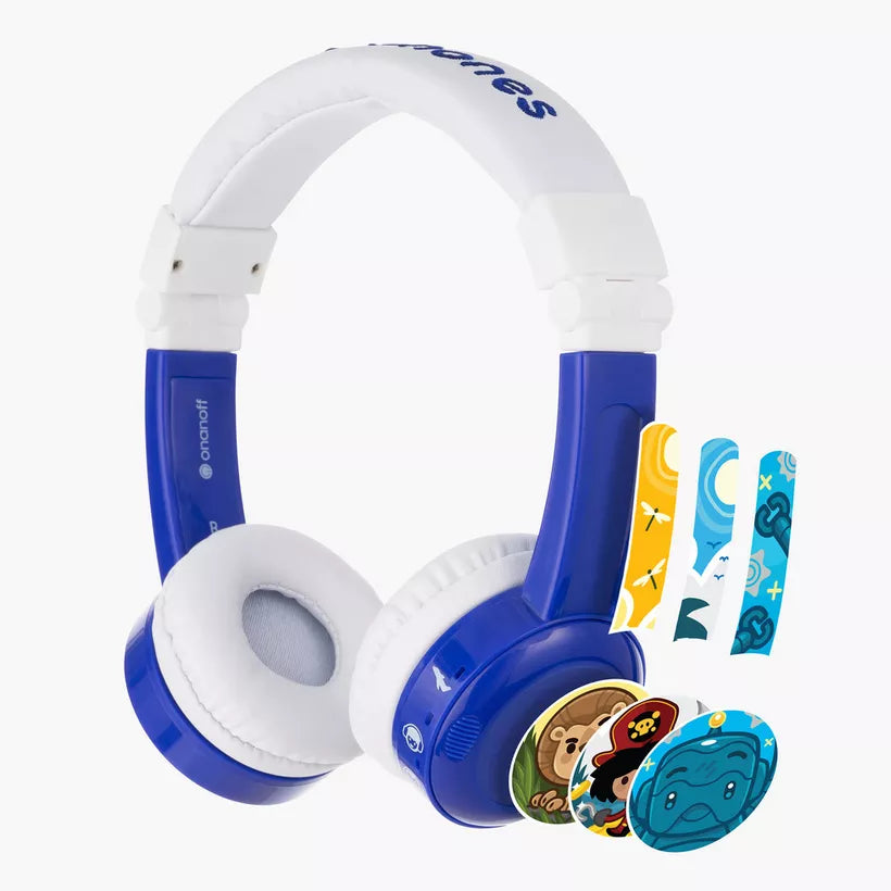 BuddyPhones Connect Volume-Limiting Kids Foldable Headphones