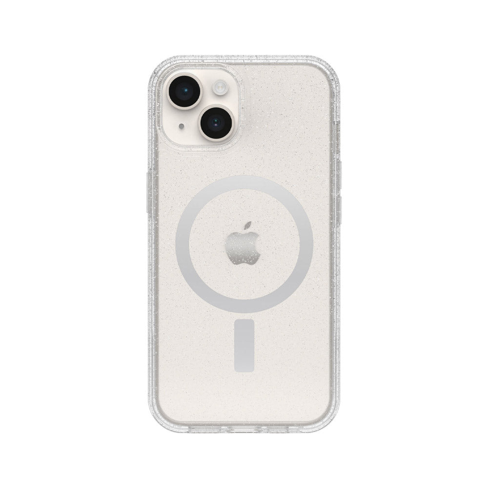 OtterBox - iPhone 15 Pro Max - Symmetry Clear MagSafe Stardust - Clear