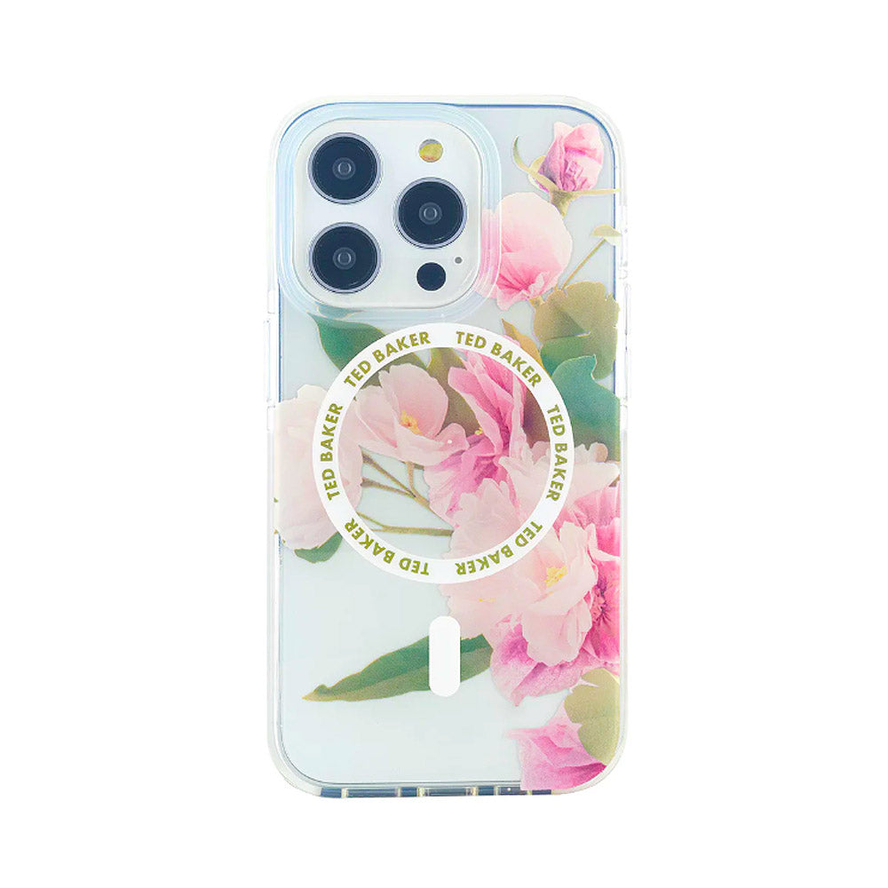 Ted Baker - iPhone 15 Pro - Antishock/ Magsafe - Flower Placement