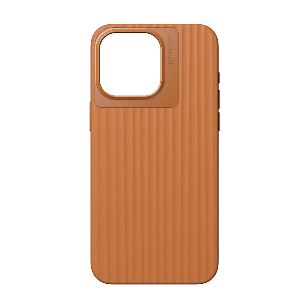 Nudient - Bold - iPhone 15 Pro Max Charcoal - Tangerine Orange
