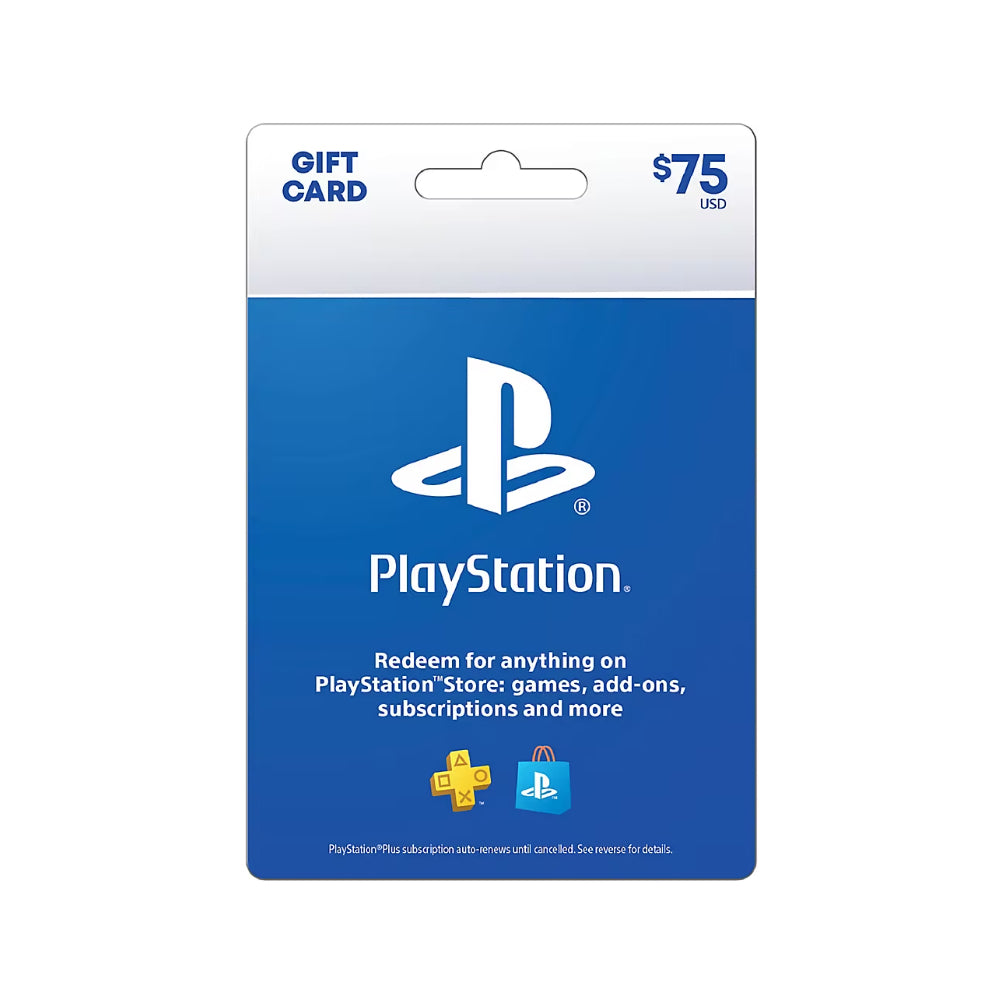 $75 PlayStation Store Gift Card
