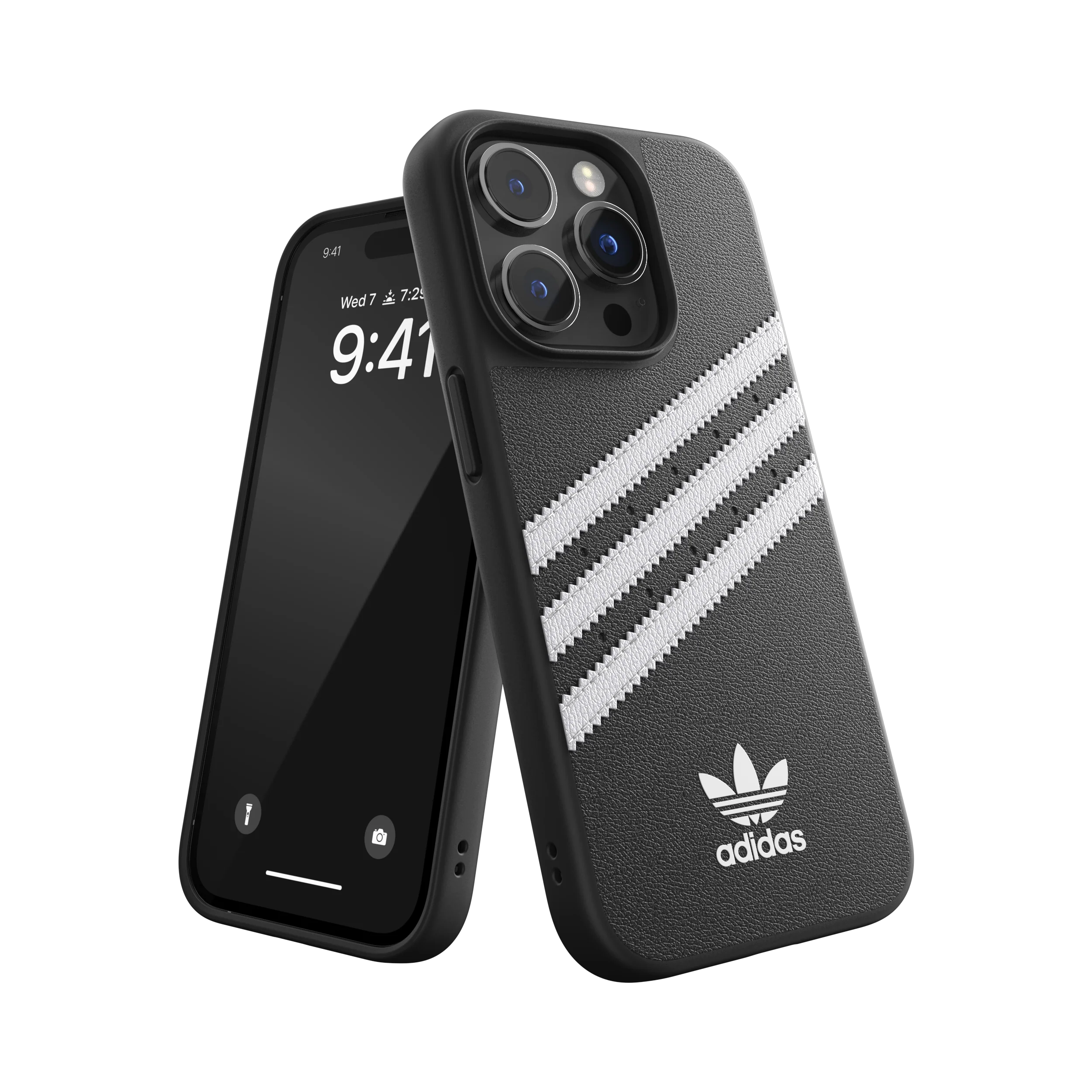 Adidas Protective Case For iPhone 14 Pro - Black/White