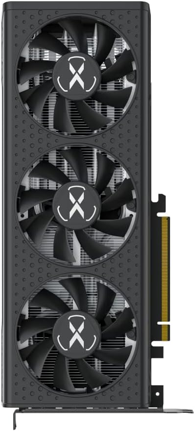 XFX Speedster Qick 308 Radeon Rx 7600 Black Gaming Graphics Card With 8Gb Gddr6 HDMI 3XDP, AMD Rdna™ 3