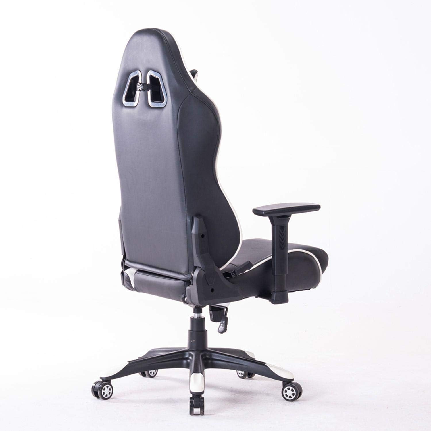 XFX Enthusiast Gtr400 Faux Leather Gaming Chair - Black / White | Xf-Chga-Gtr400W