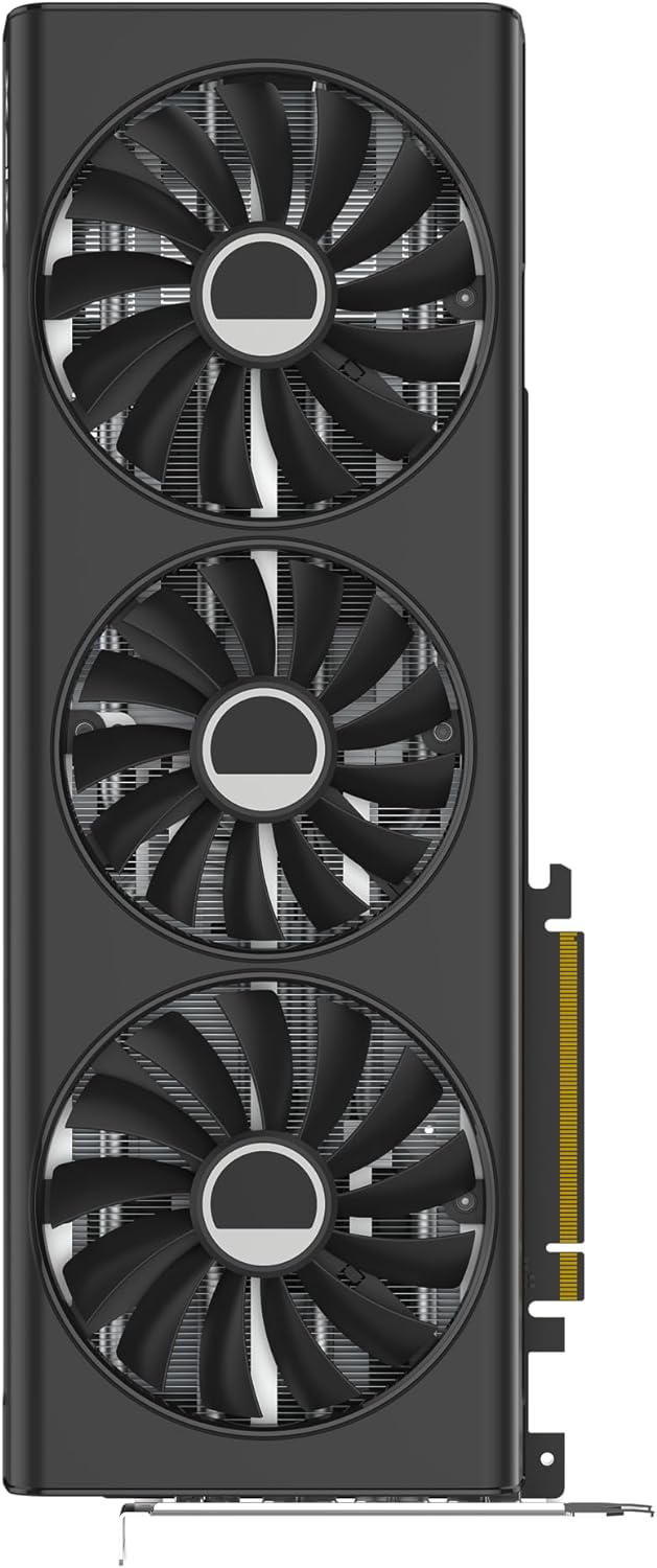 XFX Speedster Qick319 Rx 7700 Xt Black Gaming Graphics Card 12Gb Gddr6 HDMI 3XDP, AMD Rdna 3 Rx-77Tqickb9