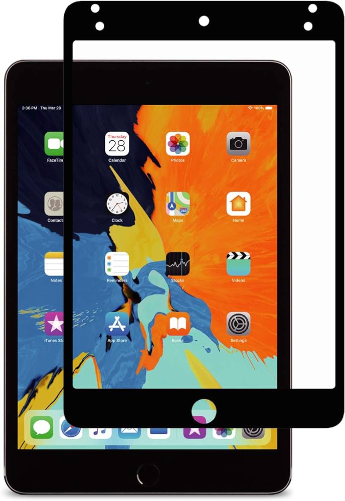 Moshi iVisor AG 100% Bubble-free and Washable Screen Protector for iPad Mini 5th Generation