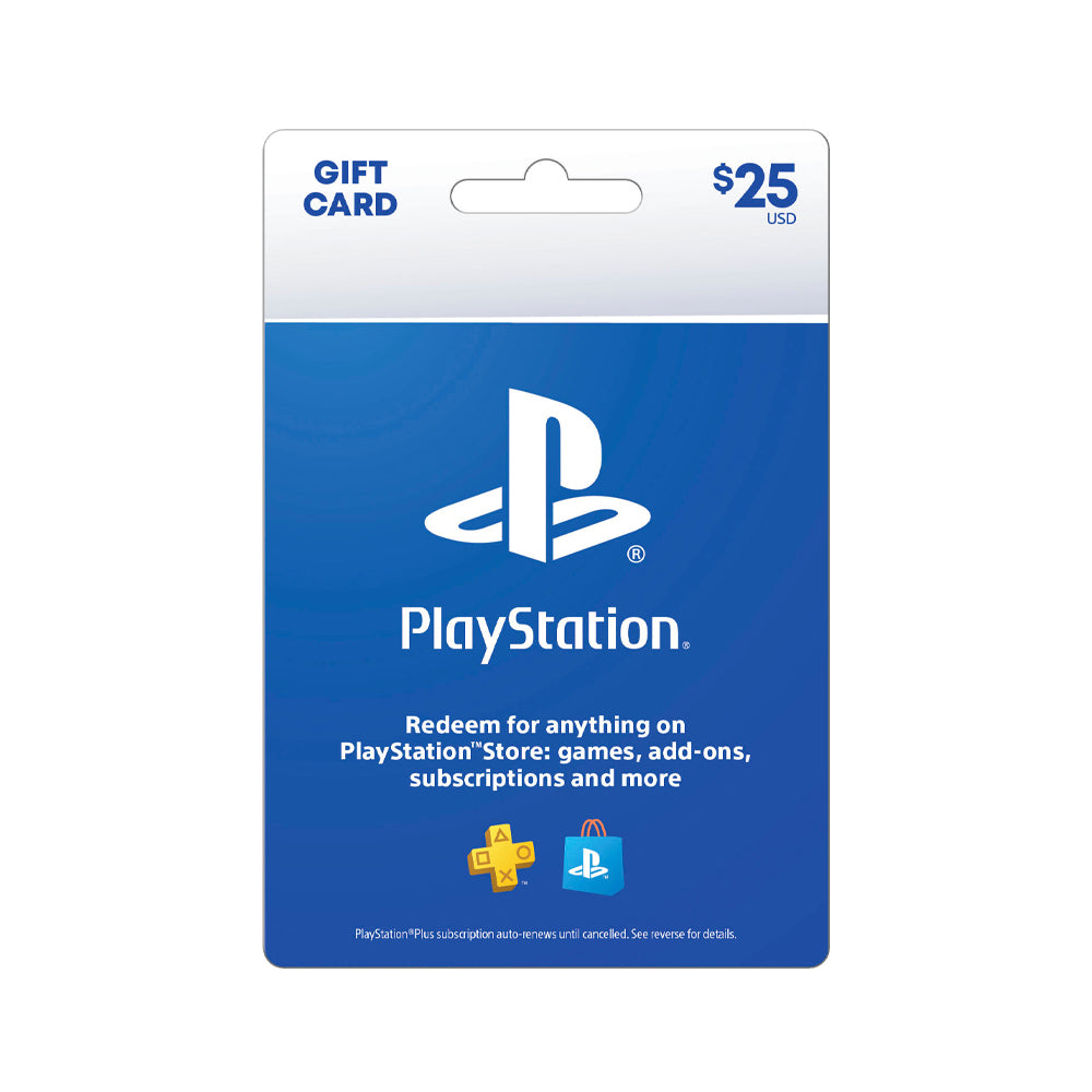 $25 PlayStation Store Gift Card