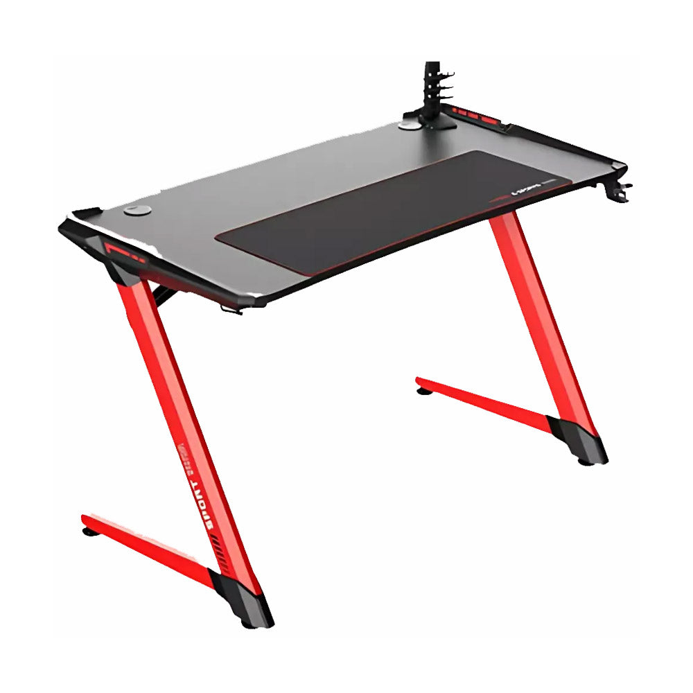 DXRacer E-Sports Gaming Desk - Black/Red (Dimension: 119x64CM)