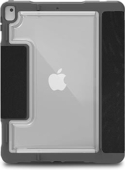STM Dux Plus Duo, Ultra-Protective case for Apple iPad 7th Gen 10.2 2019 - Black