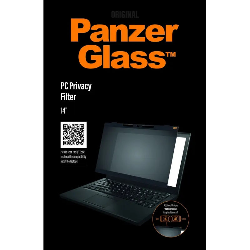 Panzerglass Glass Dual Privacy Screen Protector For 14 Inch Pc - Clear