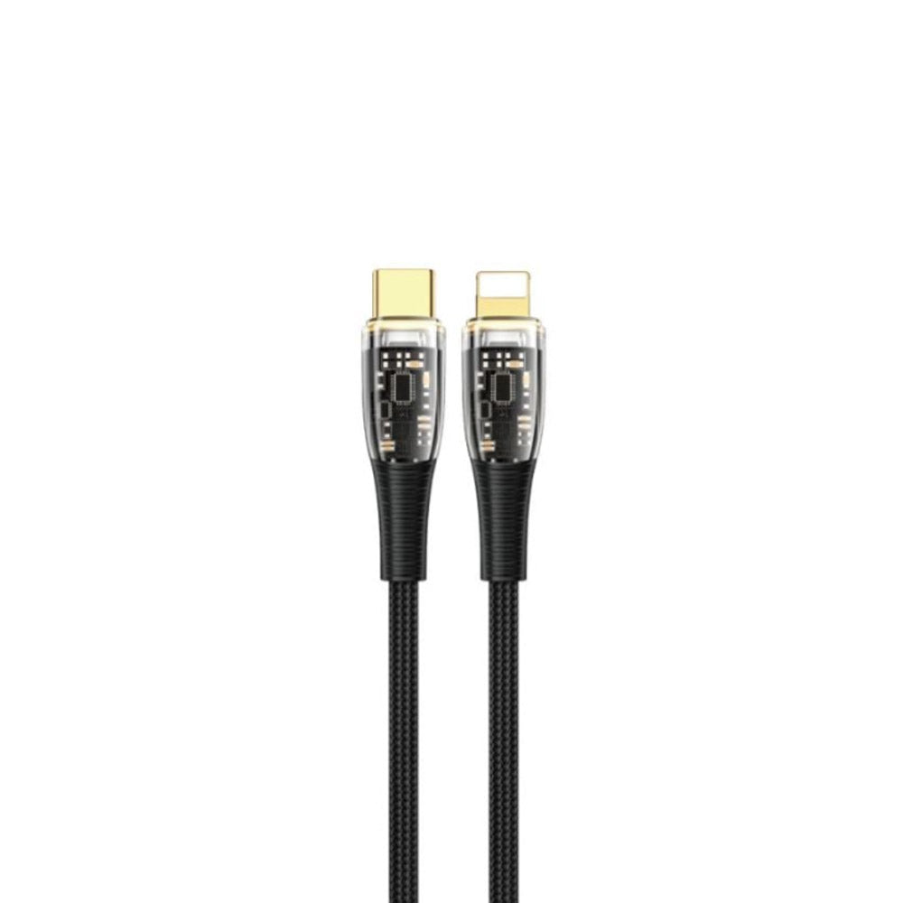 Mobigear Nylon Braided Transparent Cable, MGCL1.2