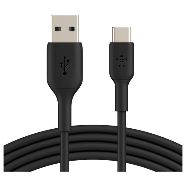 كابل بيلكن شحن سريع USB-C إلى USB-A بطول 1 متر - أسود