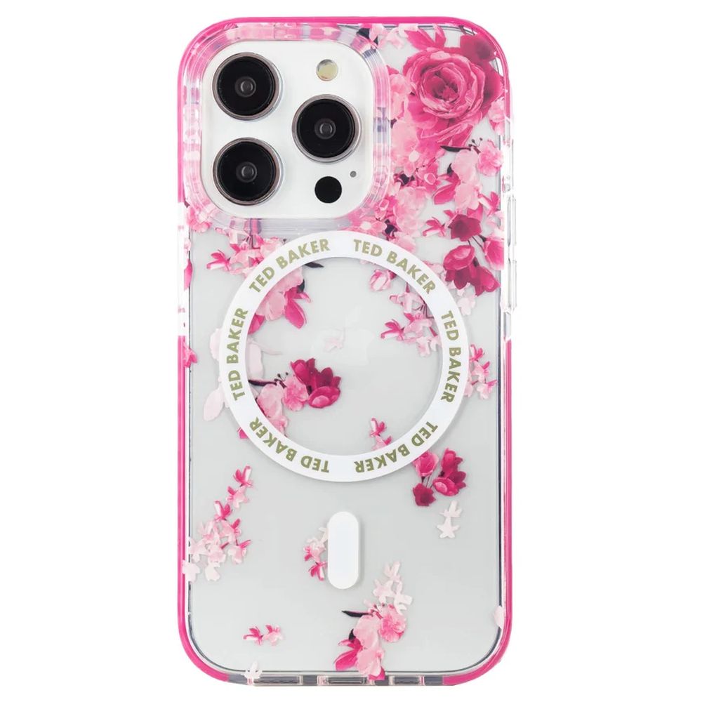 Ted Baker - iPhone 15 Pro - Antishock/ Magsafe - Scattered Flowers