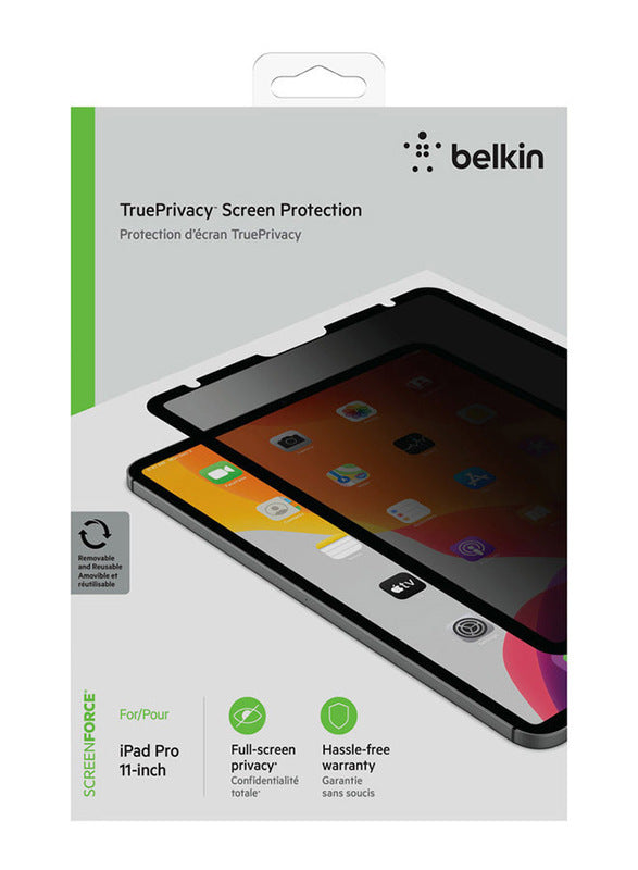 Belkin ScreenForce True Privacy Screen Protection for iPad Pro 11 & 10.9 (1st/2nd Gen)