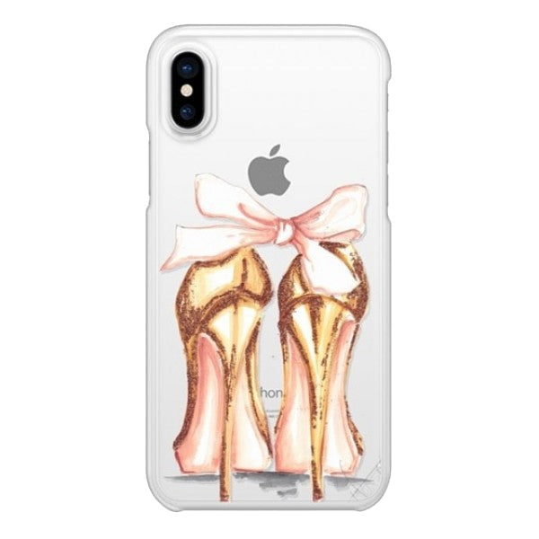 Casetify iPhone X/XS Snap Case Golden Heels