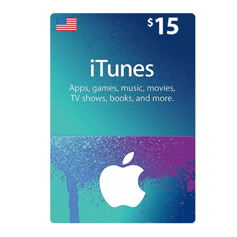 15$ Apple  iTunes Card,  24 Hours a day, 7 days a week, order now get now (ITUNES$15)