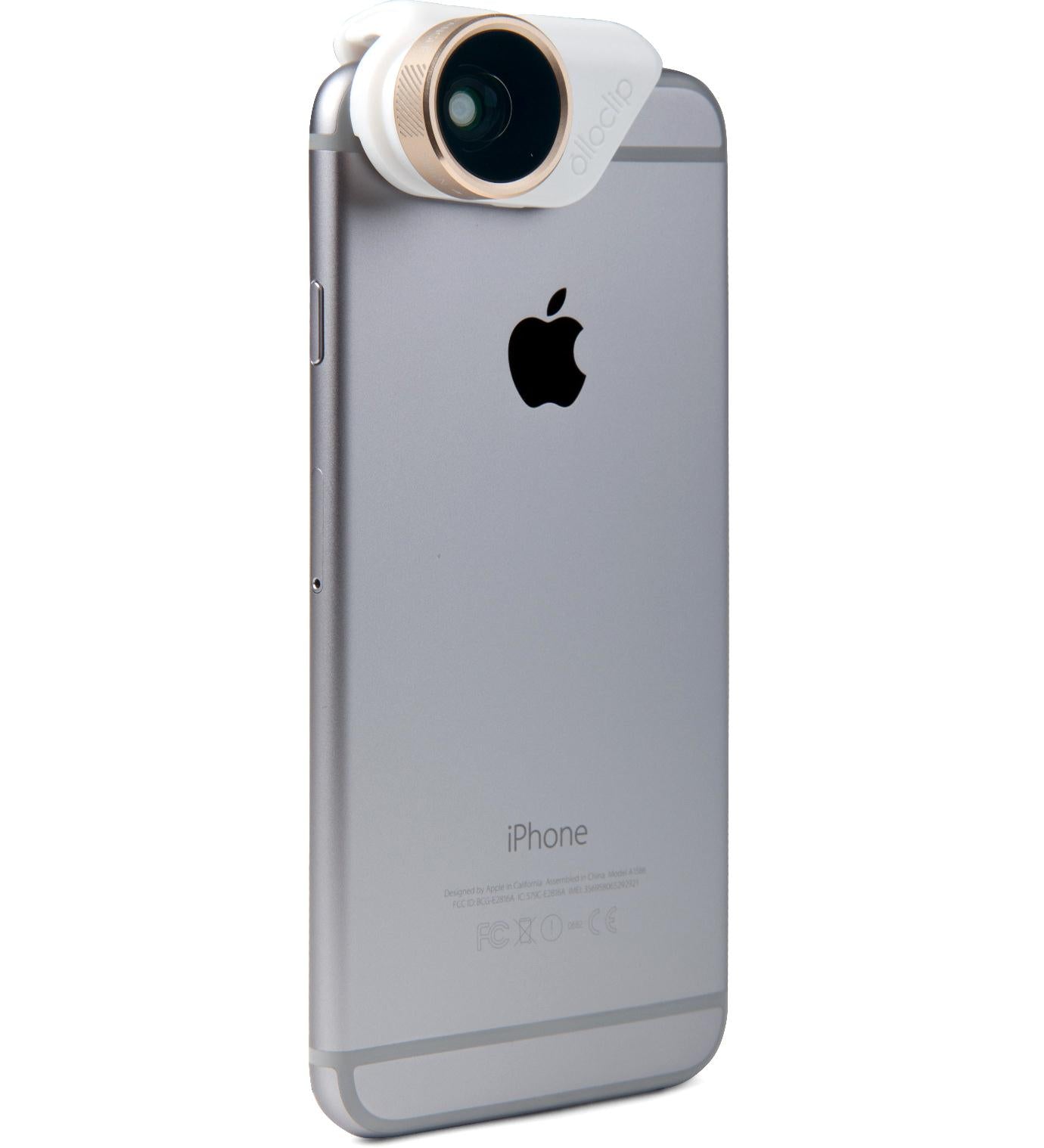 Olloclip 4 In 1 Lens System with Pendent For iPhone 6 / 6 Plus â€“  Lens White Clip