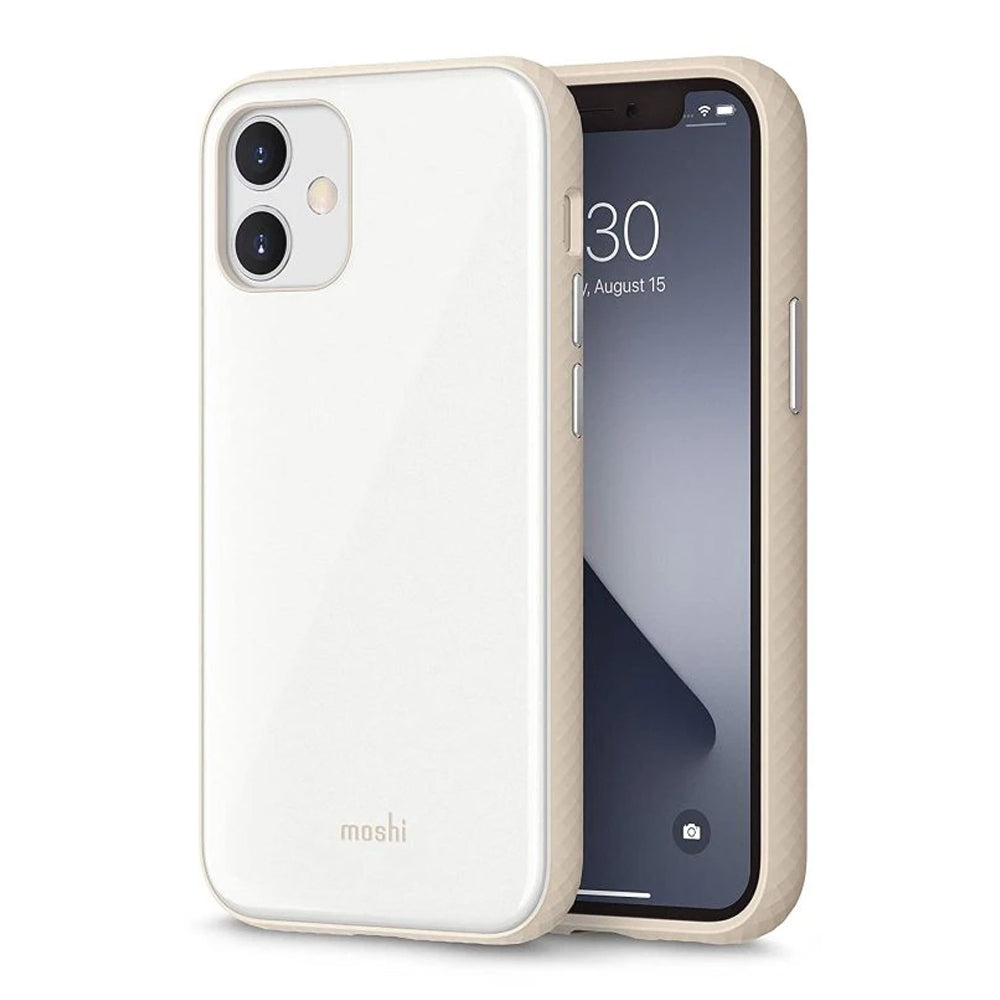 Moshi iGlaze Case for iPhone 12 Mini - Pearl White