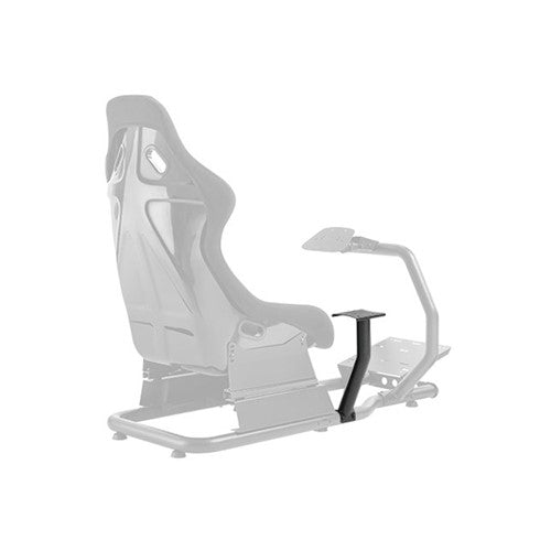 Gameon Pro Racing Simulator Cockpit With Gear Shifter Mount - Black