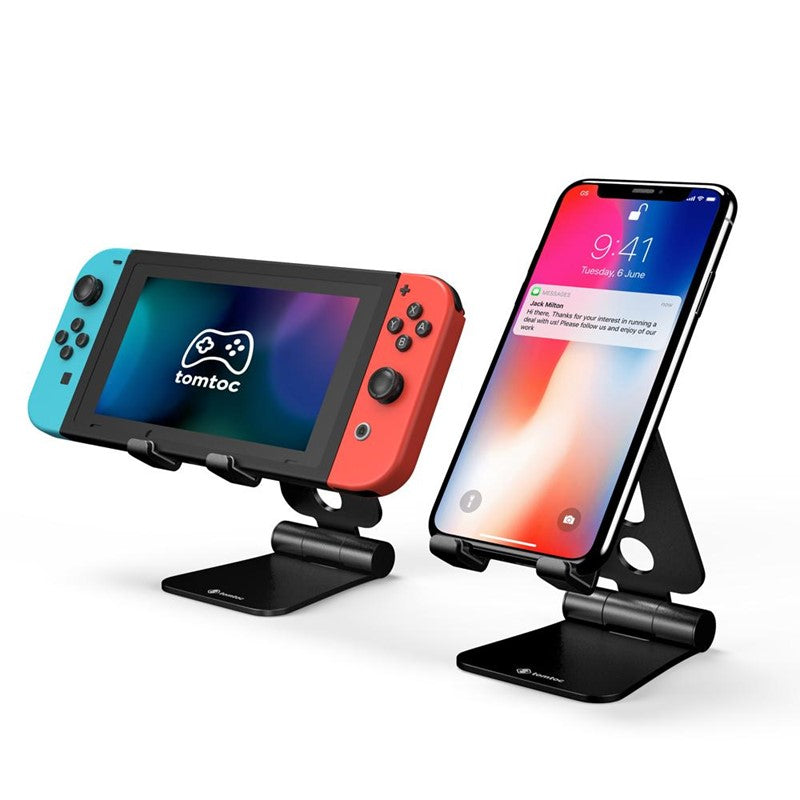 Tomtoc Nintendo Switch Tactile Switch & Phone Stand - Black