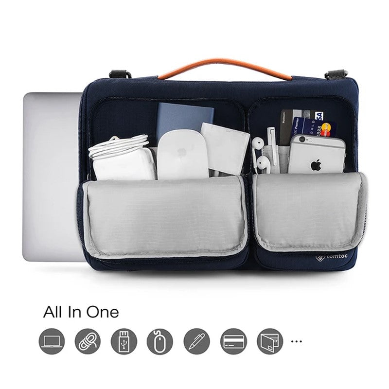 Tomtoc Versatile A42 Bag For 15.6'' Universal Laptop - Dark Blue