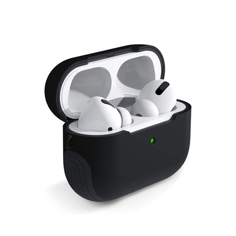 Tomtoc Smart Cover, Case For Airpods Pro With Keychain - Black