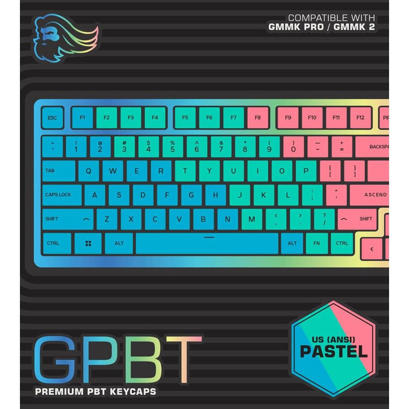 Glorious PBT Pastel Key Caps For Mechanical Gaming Keyboards