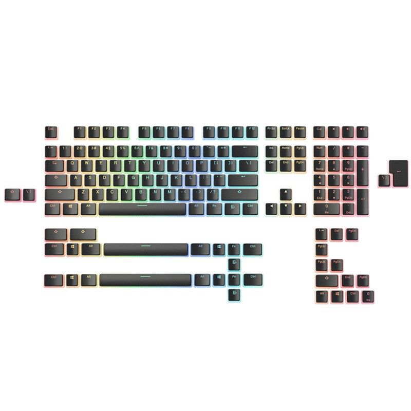 Glorious Aura Keycaps v2 - Black For Mechanical Gaming Keyboard