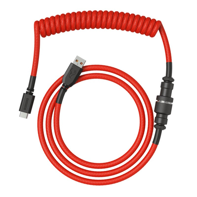 Glorious Coiled Cable - Crimson Red