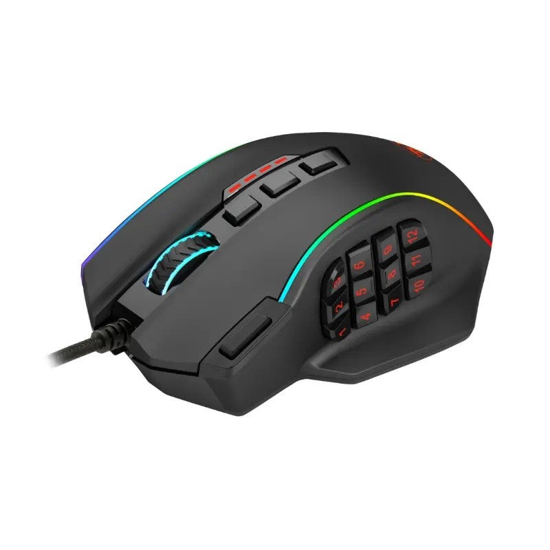 Redragon M901 Perdiction 4 Wired RGB Gaming Mouse - Black