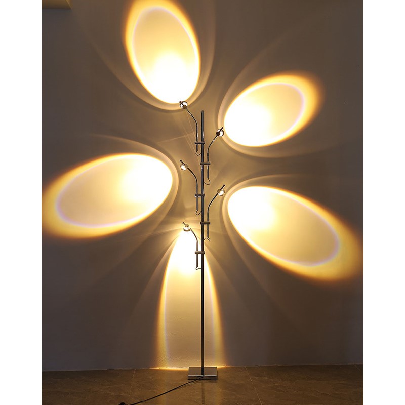 Modern RGB Sunset 5 Corner Light Floor Lamp