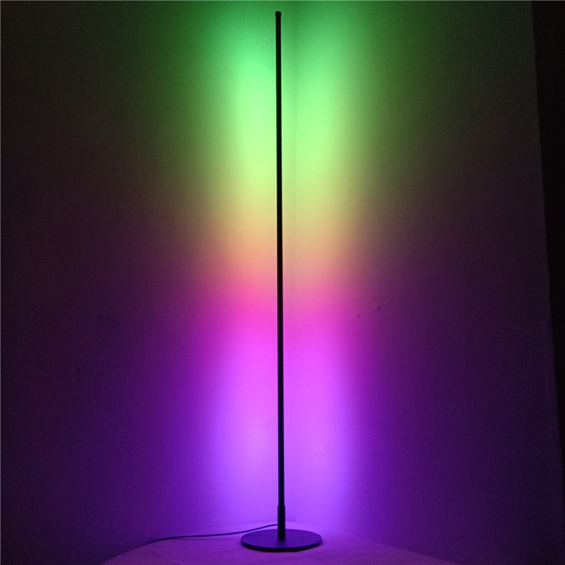 RGB Disc Base LED Floor Corner Light, Lamp With Remote Control