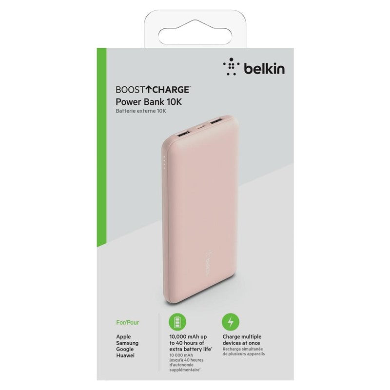 Belkin - Boost Charge 10K Power Bank 15W USB-C Dual 12Wx2 USB-A