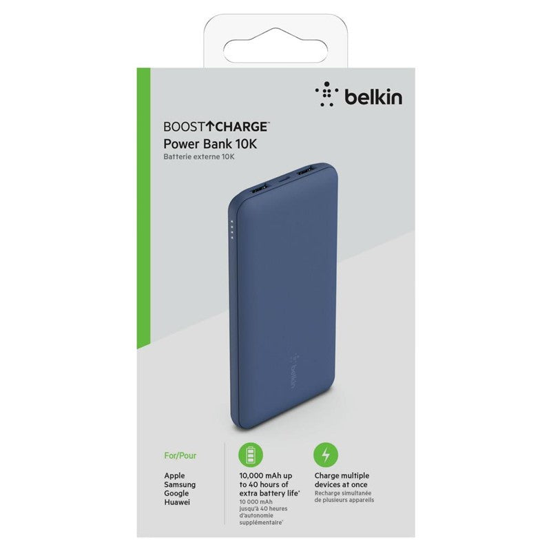 Belkin - Boost Charge 10K Power Bank 15W USB-C Dual 12Wx2 USB-A