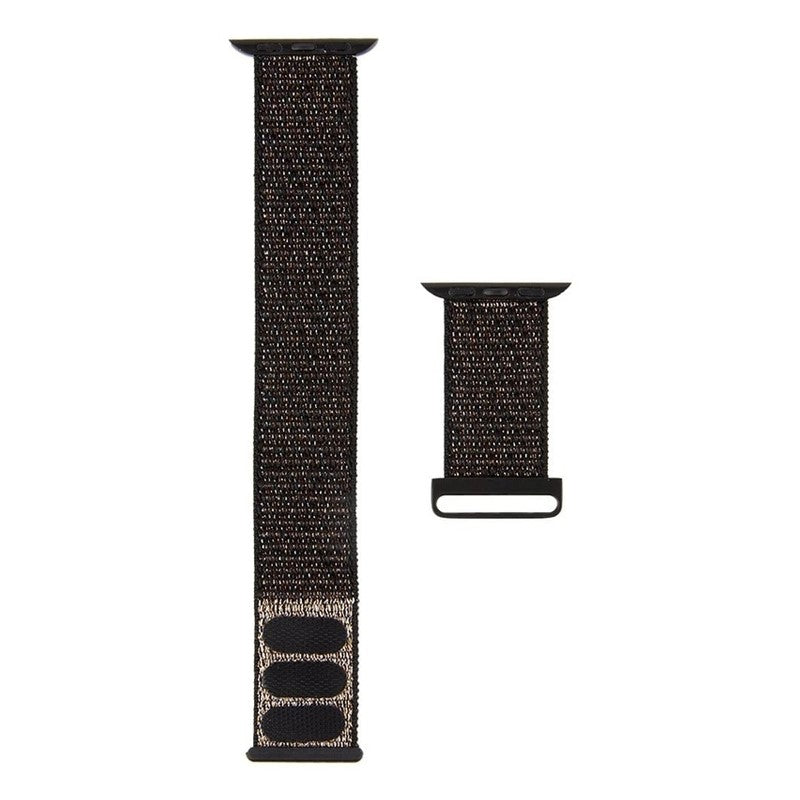 Case-Mate Nylon Band 42-44mm Apple Watch Series SE/6/5/4/3/2/1 Mixed Metallic - Black