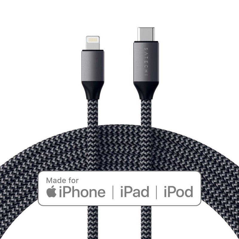 Satechi MFi Certified USB-C to Lightning Cable 1.8 Meter