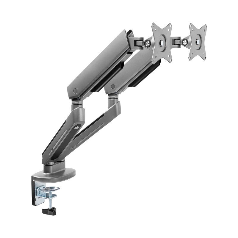 GAMEON GO-2151 PRO V2 Dual Monitor Arm, Stand And Mount For Gaming And Office Use, 17