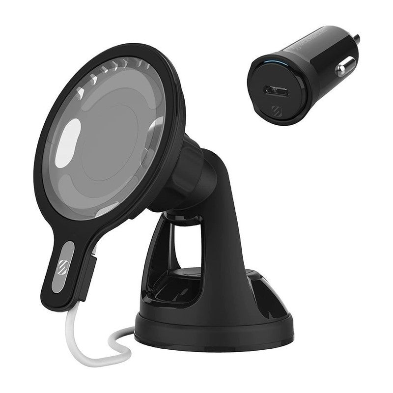 Scosche Magic Mount For Magsafe Window/Dash + 20W PD Car Charger