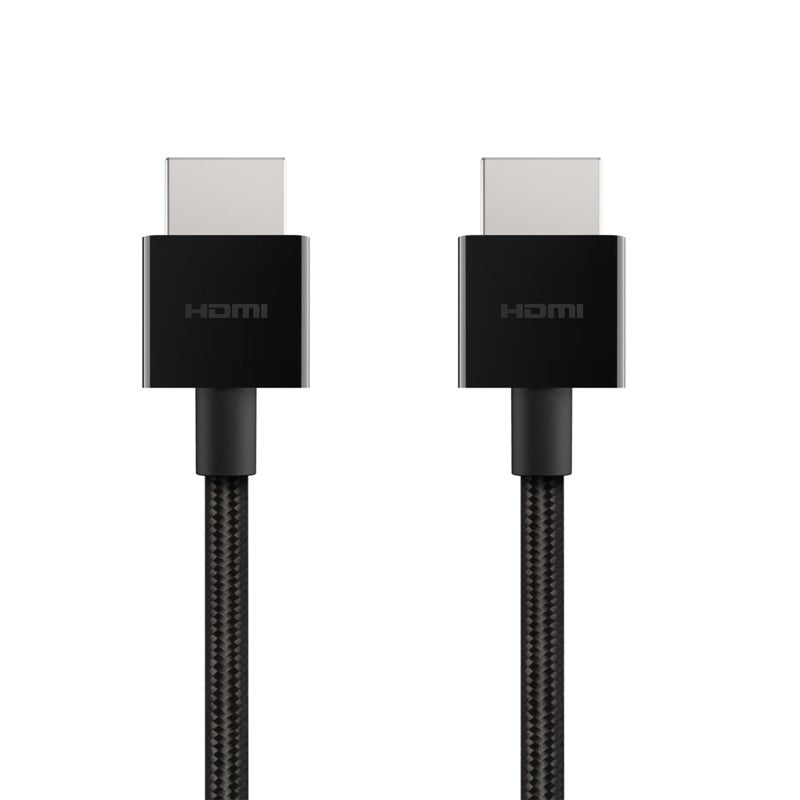 Belkin 4K Ultra High Speed HDMI 2.1 Braided Cable, 2 Meter, Black