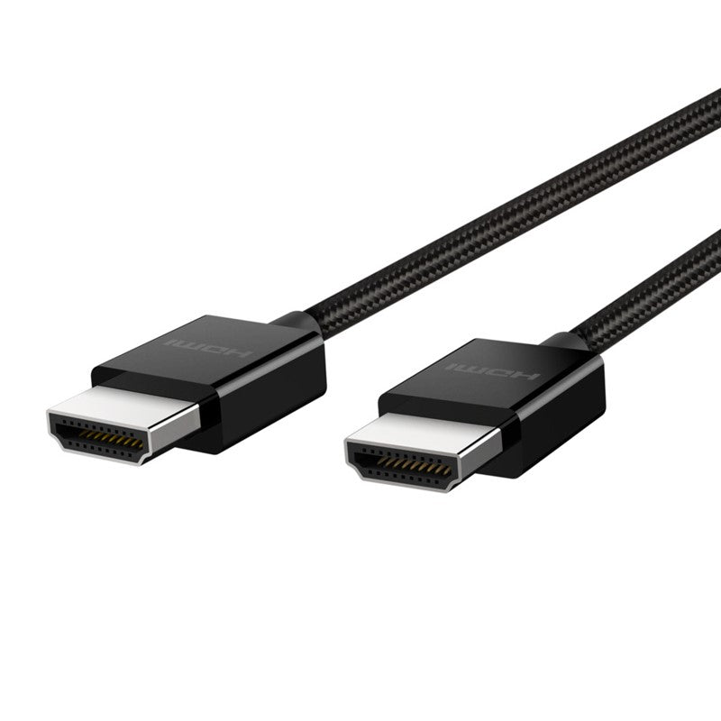Belkin 4K Ultra High Speed HDMI 2.1 Braided Cable, 2 Meter, Black