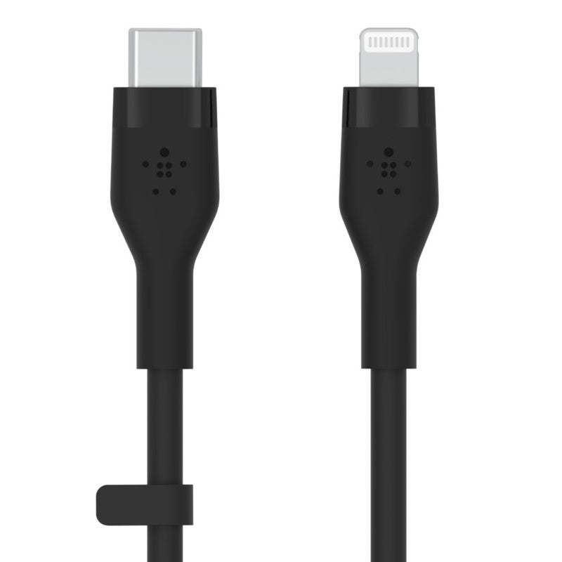 Belkin Soft Silicone Lightning To Type-C Cable, 1 Meter, Black
