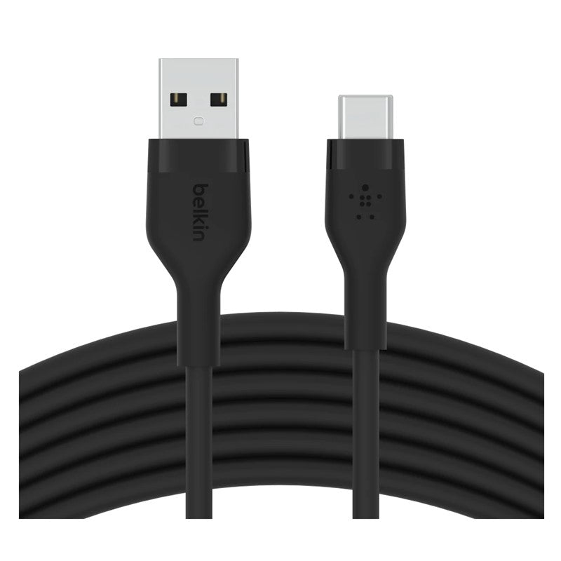 Belkin Silicone USB Type C Cable, 3 Meter, Black