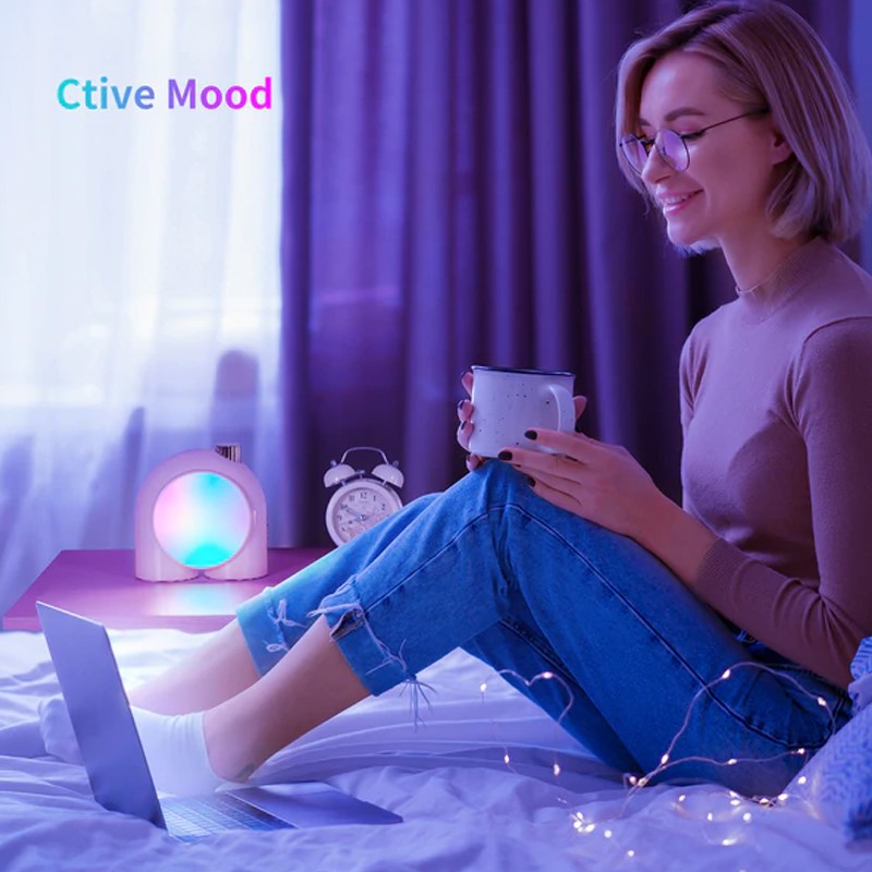 Divoom Planet-9 LED RGB Smart Mood Desk Lamp With App Control