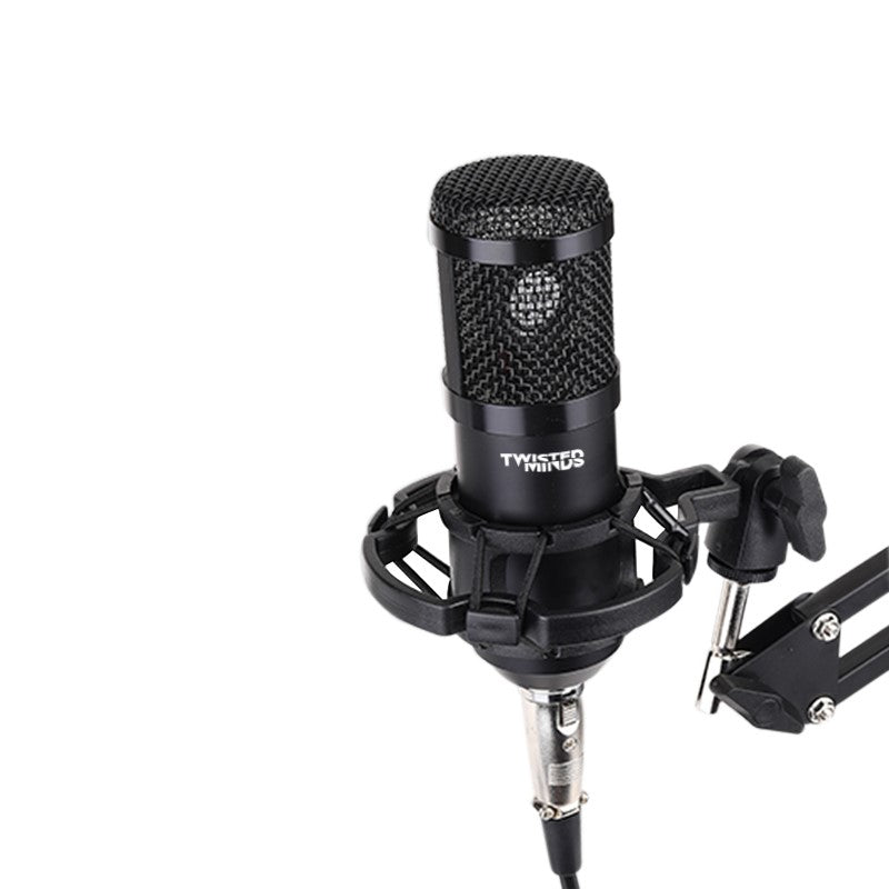 Twisted Minds W104 Professional Gaming & Streaming USB Condenser Microphone – Black