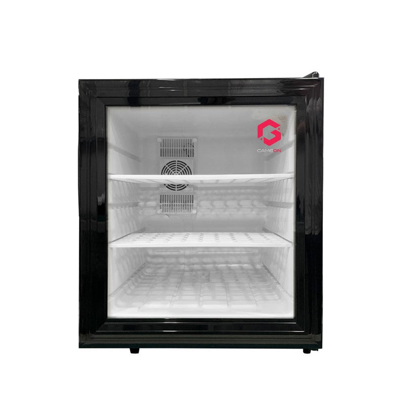 GAMEON Frost Gaming Beverage Cooler Fridge, Refrigerator 50W, 42 L - Black