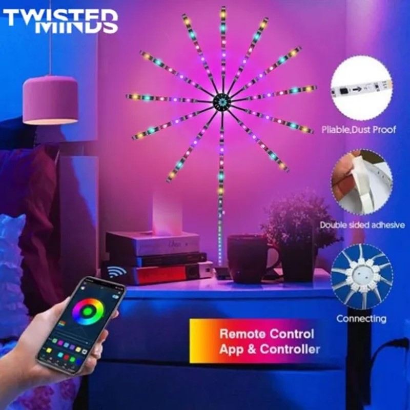 Twisted Minds RGB Fire work LED Music Light Strip