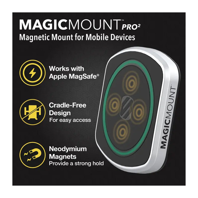 Scosche Magicmount Pro 2 Magnetic WindoWithDash Mount For Mob