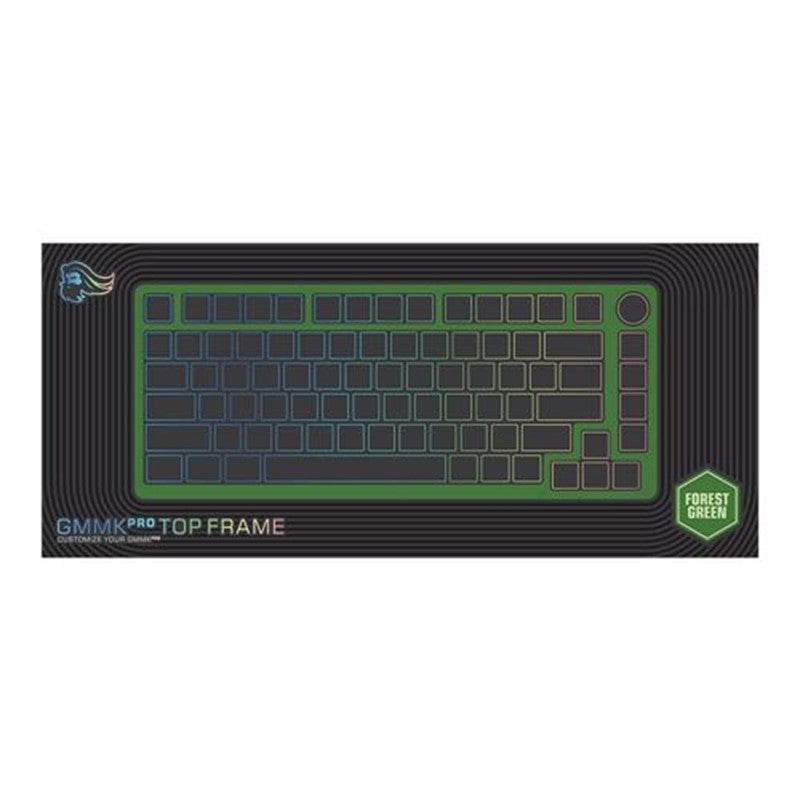 Glorious Modular Mechanical Keyboard PRO 75% Alternative Top Frame - Forest Green