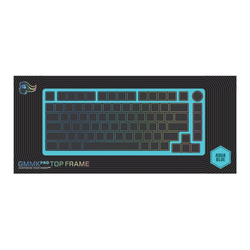 Glorious Modular Mechanical Keyboard PRO 75% Alternative Top Frame - Aqua Blue